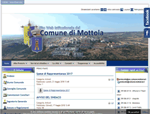 Tablet Screenshot of comune.mottola.ta.it